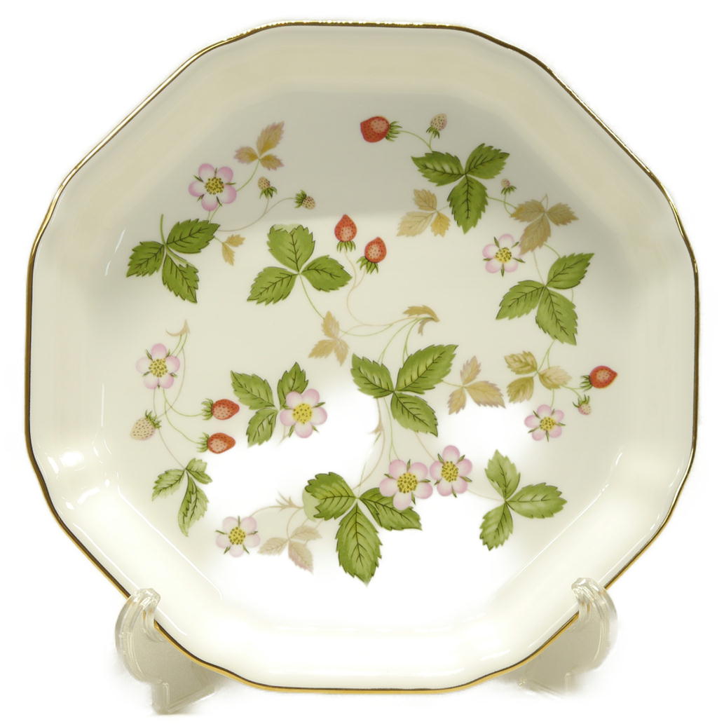 WEDGWOODウェッジウッド/ワイルドストロベリー オクタゴナルディッシュ//Aランク/51