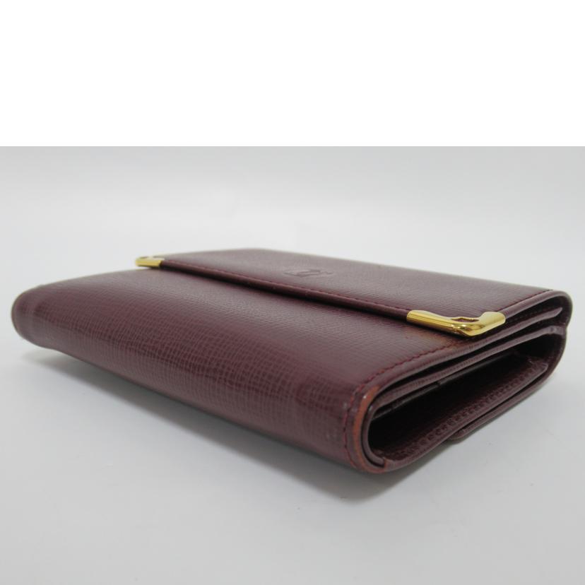 Cartier カルティエ/Wホック財布/レザー/L3000221//ABランク/63