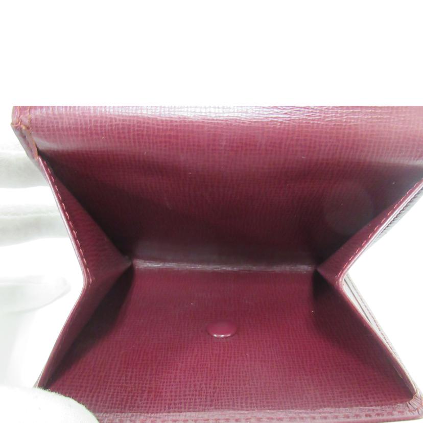 Cartier カルティエ/Wホック財布/レザー/L3000221//ABランク/63