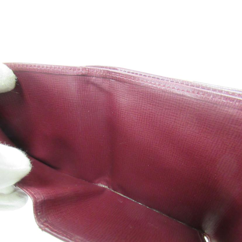 Cartier カルティエ/Wホック財布/レザー/L3000221//ABランク/63