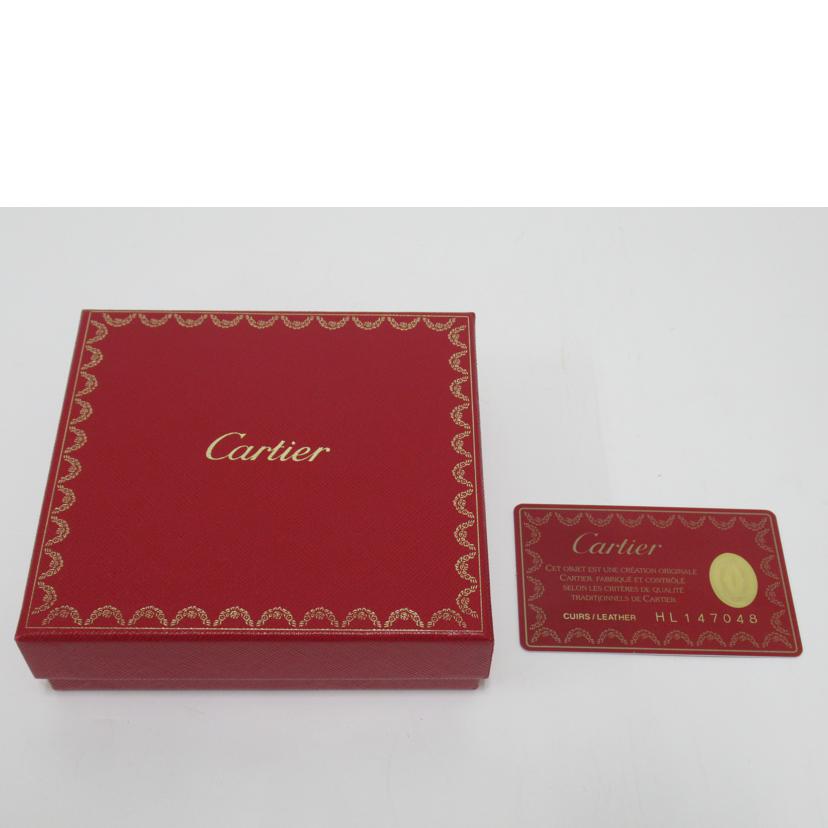 Cartier カルティエ/Wホック財布/レザー/L3000221//ABランク/63