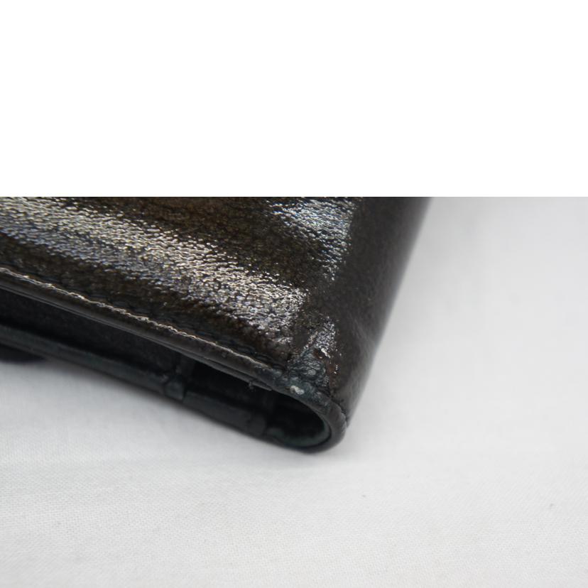 CHANEL シャネル/エナメル3つ折り財布//11747442 (08年)/BCランク/05