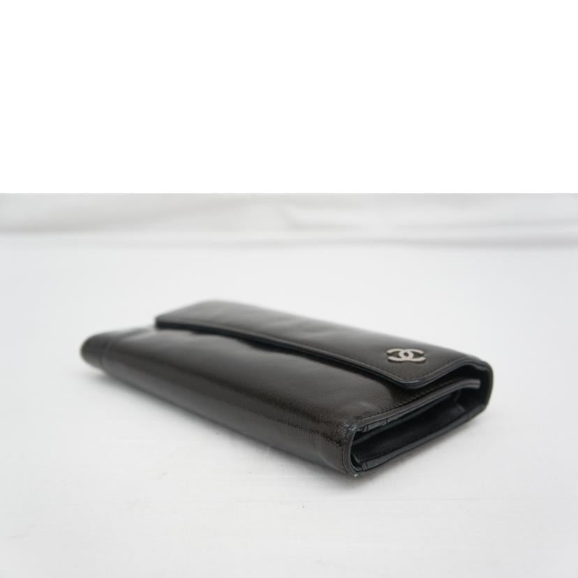 CHANEL シャネル/エナメル3つ折り財布//11747442 (08年)/BCランク/05
