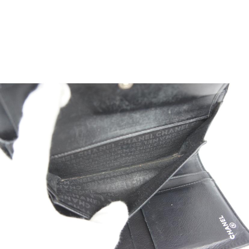 CHANEL シャネル/エナメル3つ折り財布//11747442 (08年)/BCランク/05