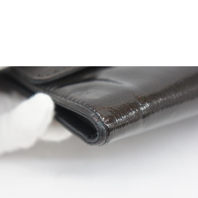 CHANEL シャネル/エナメル3つ折り財布//11747442 (08年)/BCランク/05