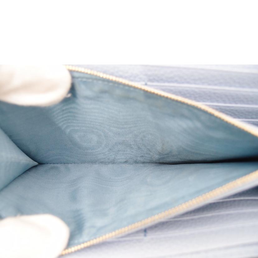 GUCCI グッチ 水色 /ズゥミ二つ折り長財布/ブルー/573612//525040/ABランク/69