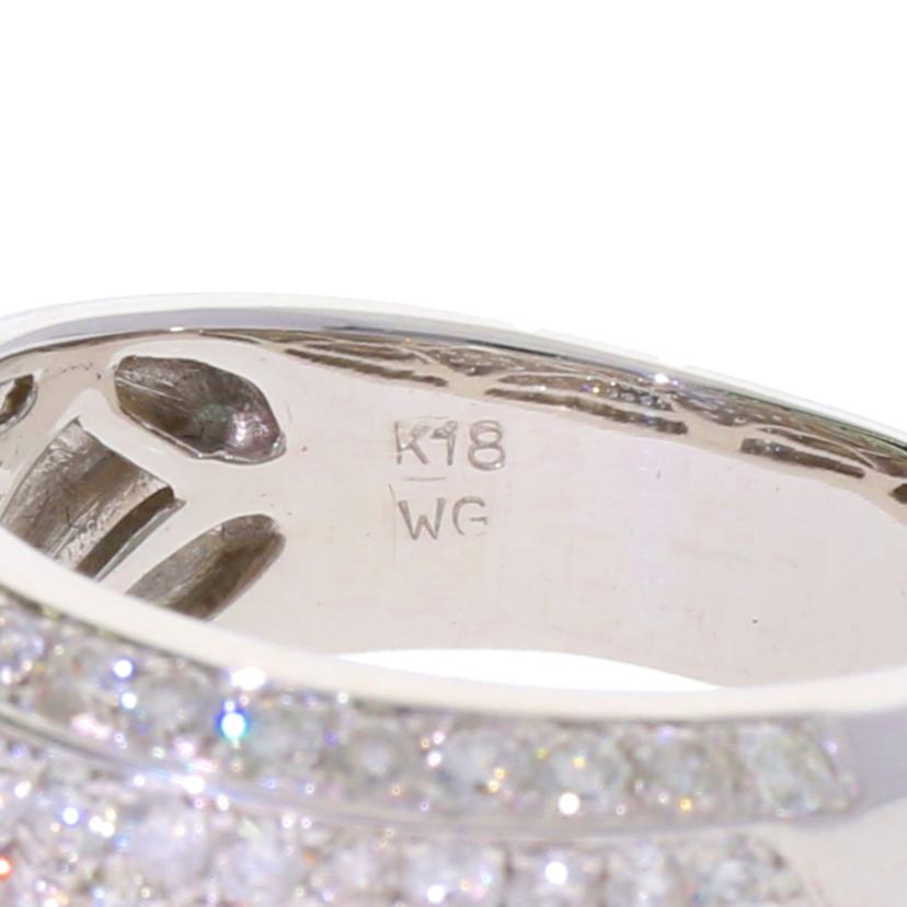 /K18WGダイヤリング2.00ct#14/150-05//Aランク/75