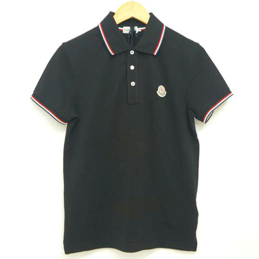 MONCLER モンクレール/襟ラインポロシャツ BLK/WHT/RED/01 092 8331600//ABランク/09