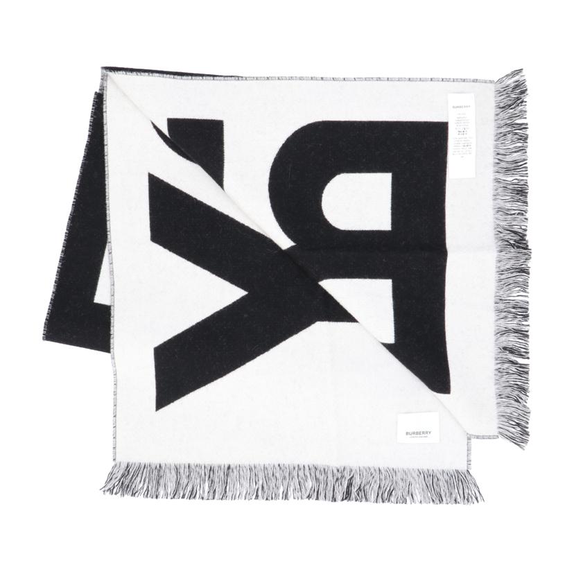 BURBERRY バーバリー/ロゴ入りウールマフラー/リバーシブル//ABランク/75