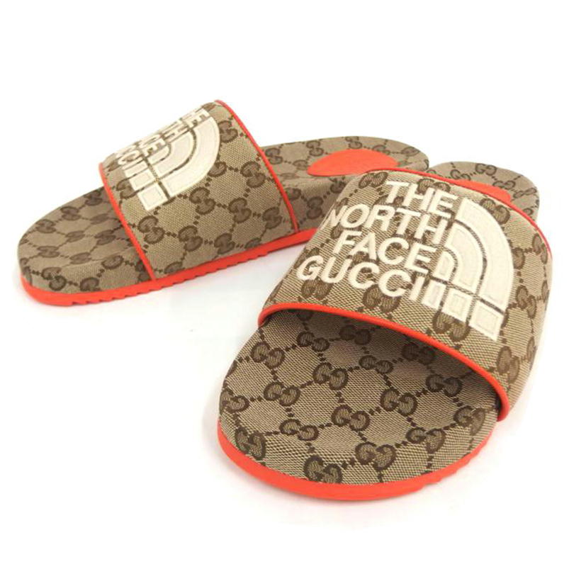 GUCCI×NORTHFACE グッチ×ノースフェイス/GGスライドサンダル/679904//Sランク/82