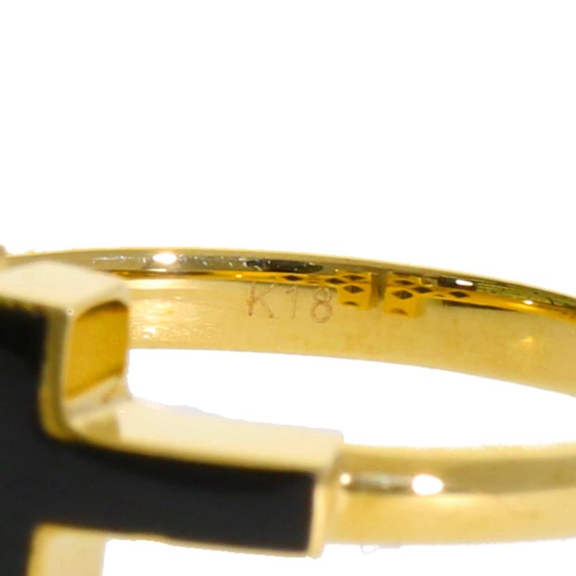 / K18オニキスリング//Aランク/75