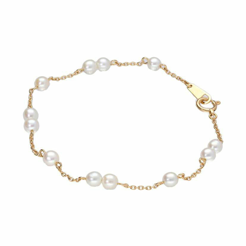 / タサキ/K18パールブレスレット//Aランク/75