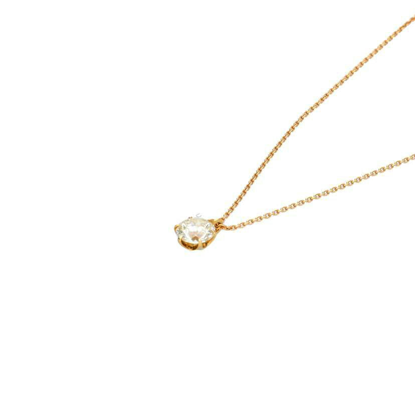 /K18ダイヤネックレス1.000ct鑑/287-01//Aランク/75