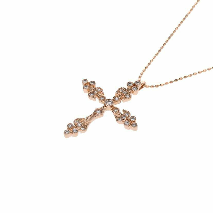 / K18ダイヤネックレス0.23ct//Aランク/75