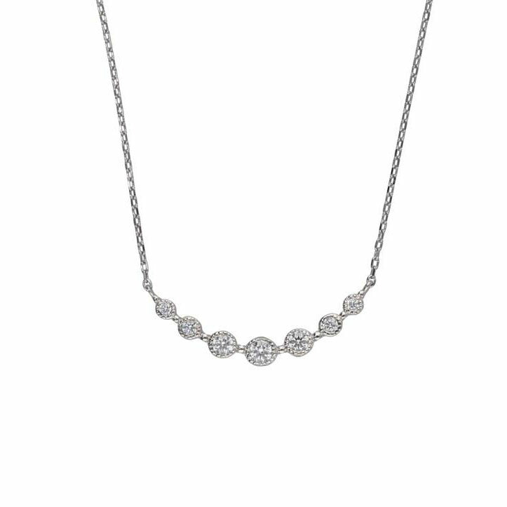 / PT850/900ダイヤネックレス0.30ct//Aランク/75