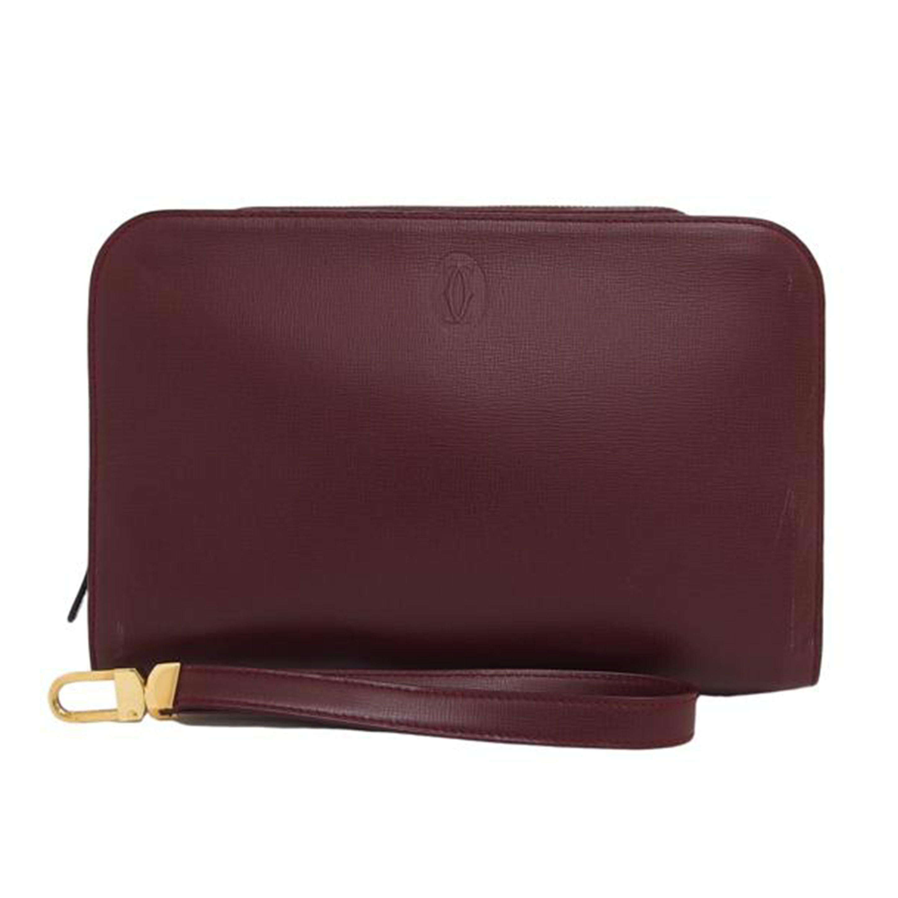 Cartier カルティエ/マストライン/セカンドバッグ/ボルドー//Bランク/04