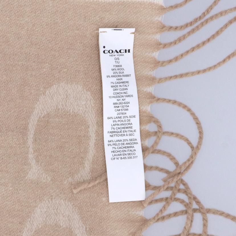 COACH コーチ/ マフラー シグネチャー //Bランク/75