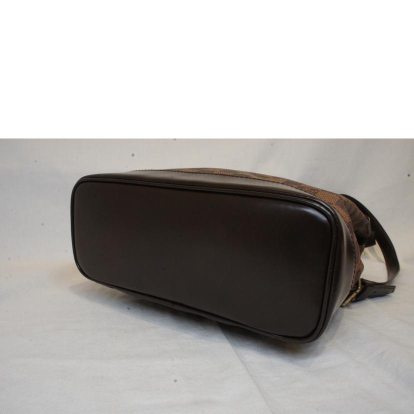 LOUIS VUITTON ルイヴィトン ルイ・ヴィトン ビトン ダミエ・エベヌ 市松模様 ブラウン 茶 廃盤 リュック バックパック ショルダーバッグ ハンドバッグ トートバッグ ブラウン メンズ レディース 定番 人気 LV 斜め掛け 肩がけ/ソーホー/ダミエ/エベヌ/N51132//TH1***/ABランク/92