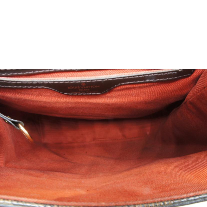 LOUIS VUITTON ルイヴィトン ルイ・ヴィトン ビトン ダミエ・エベヌ 市松模様 ブラウン 茶 廃盤 リュック バックパック ショルダーバッグ ハンドバッグ トートバッグ ブラウン メンズ レディース 定番 人気 LV 斜め掛け 肩がけ/ソーホー/ダミエ/エベヌ/N51132//TH1***/ABランク/92