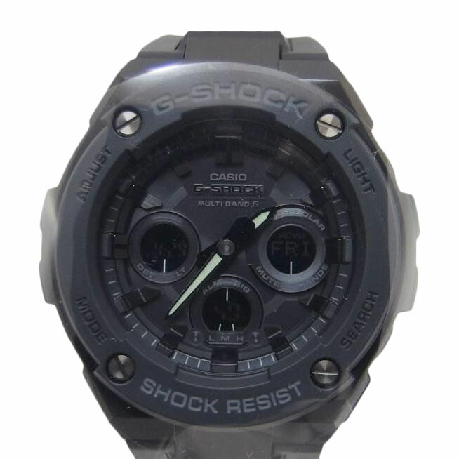 CASIO カシオ/Gスチール/ミッドサイズシリーズ/デジアナ/電波ソーラー/GST-W300G-1A1JF//002A062B/SAランク/04