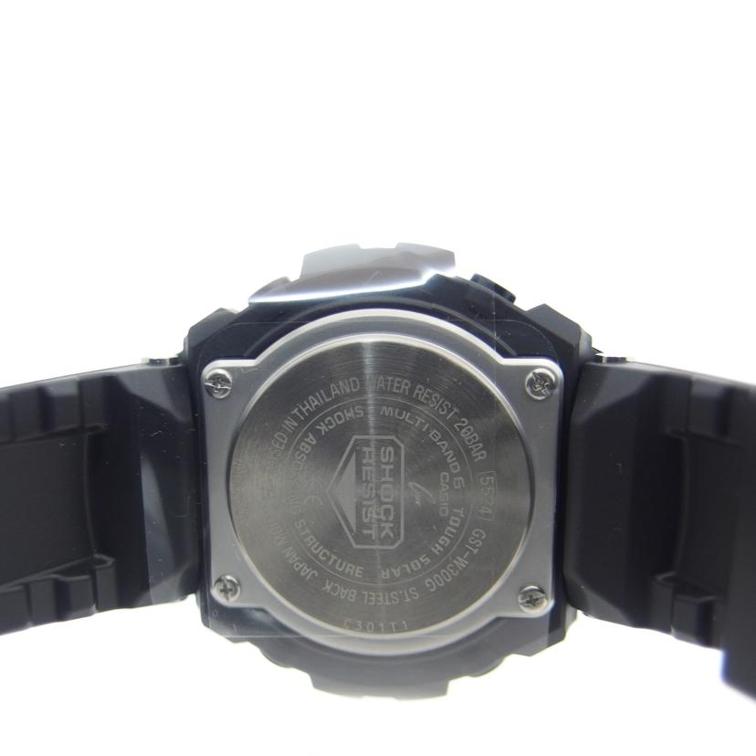 CASIO カシオ/Gスチール/ミッドサイズシリーズ/デジアナ/電波ソーラー/GST-W300G-1A1JF//002A062B/SAランク/04