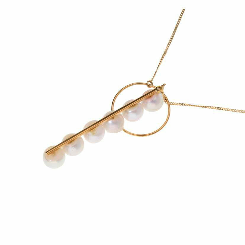 / K18パールネックレス//Aランク/75