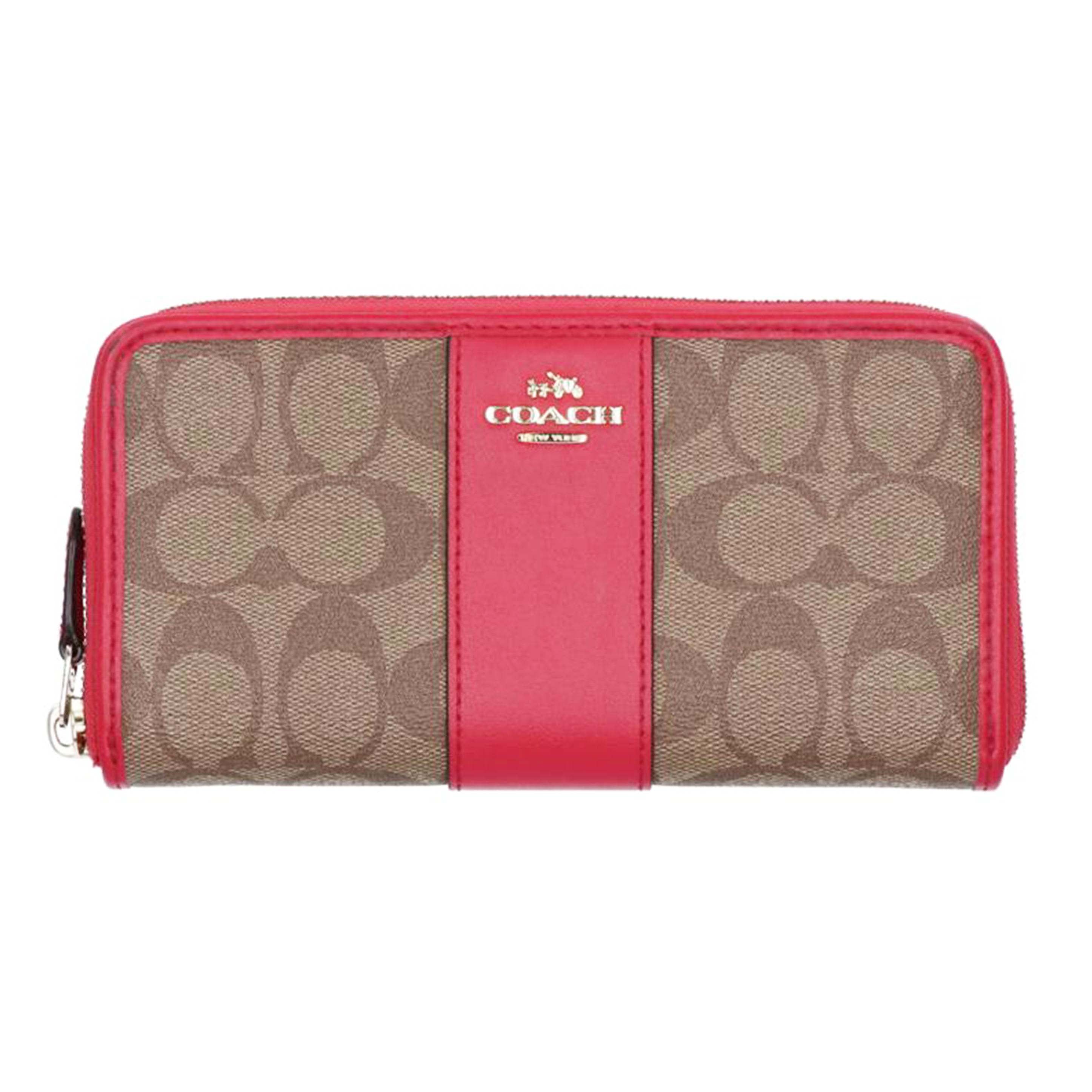 COACH コーチ/シグネチャーアコーディオンジップアラウンドウォレット/F54630//A1781/Bランク/75