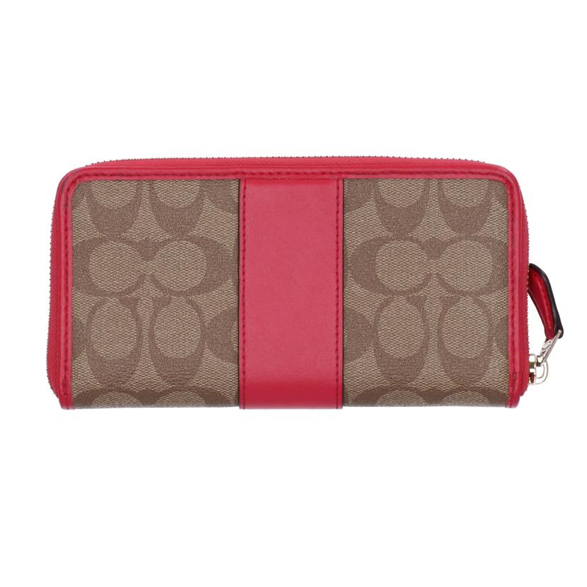 COACH コーチ/シグネチャーアコーディオンジップアラウンドウォレット/F54630//A1781/Bランク/75
