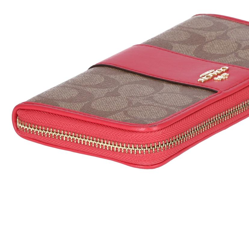 COACH コーチ/シグネチャーアコーディオンジップアラウンドウォレット/F54630//A1781/Bランク/75