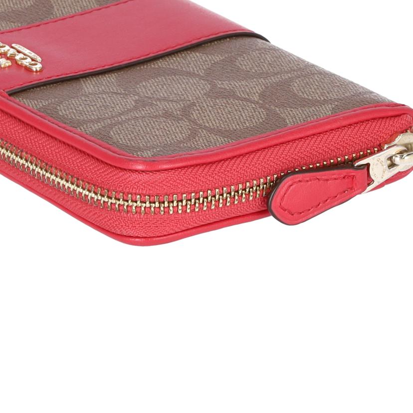 COACH コーチ/シグネチャーアコーディオンジップアラウンドウォレット/F54630//A1781/Bランク/75