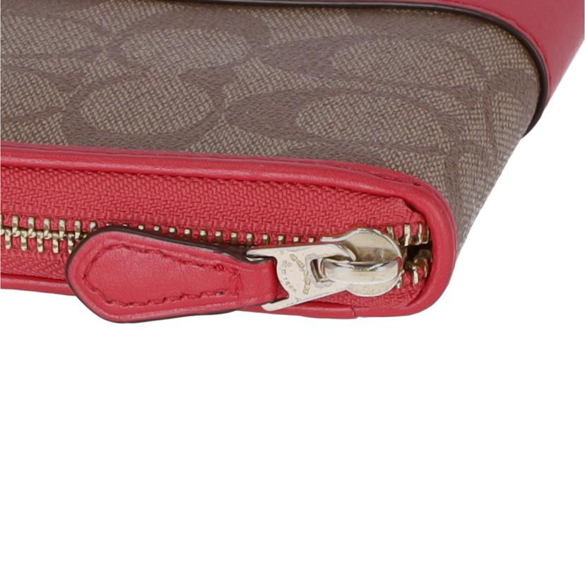 COACH コーチ/シグネチャーアコーディオンジップアラウンドウォレット/F54630//A1781/Bランク/75