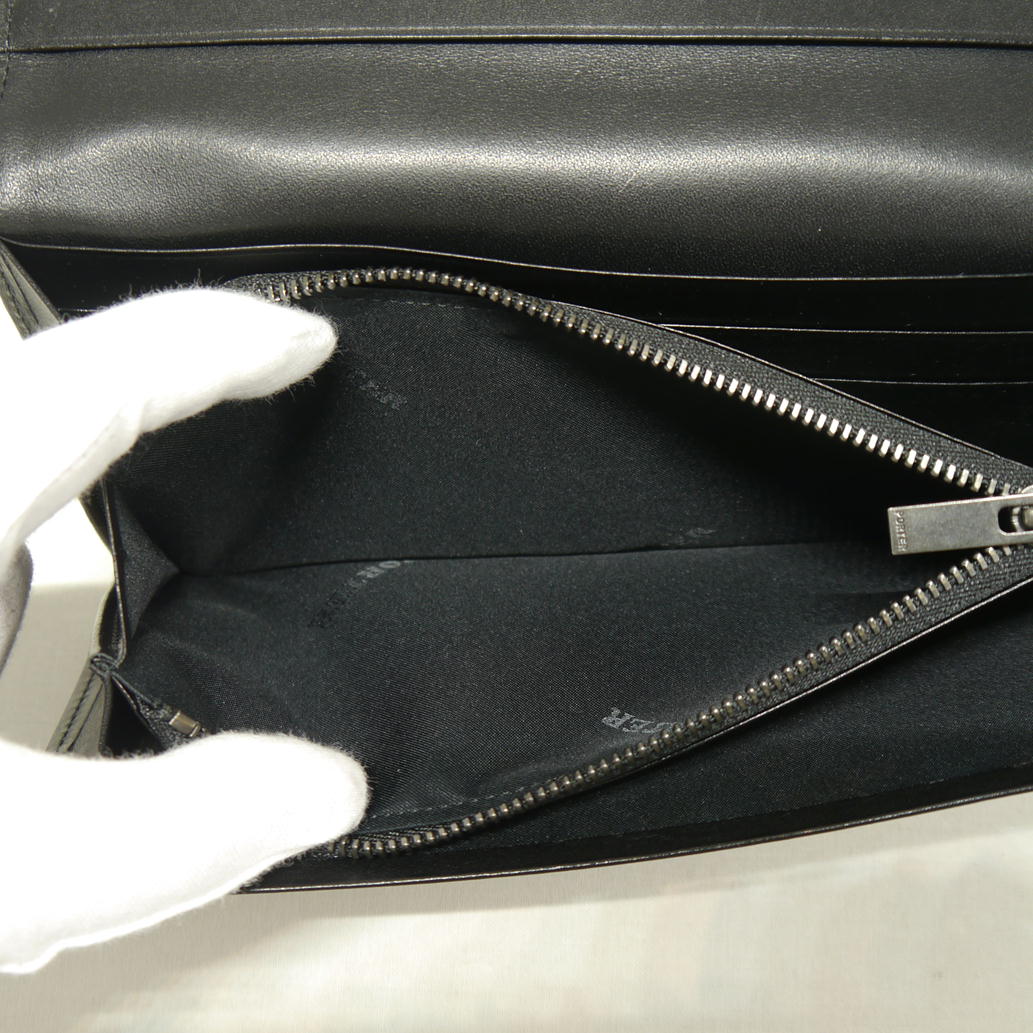 PORTER PLUME(ポーター プリュム)/2つ折り 長財布 ブラック/なし/ABランク/51