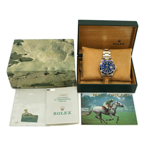 ROLEX ロレックス/サブマリーナデイト/青×金/自動巻/16613//N41****/ABランク/75