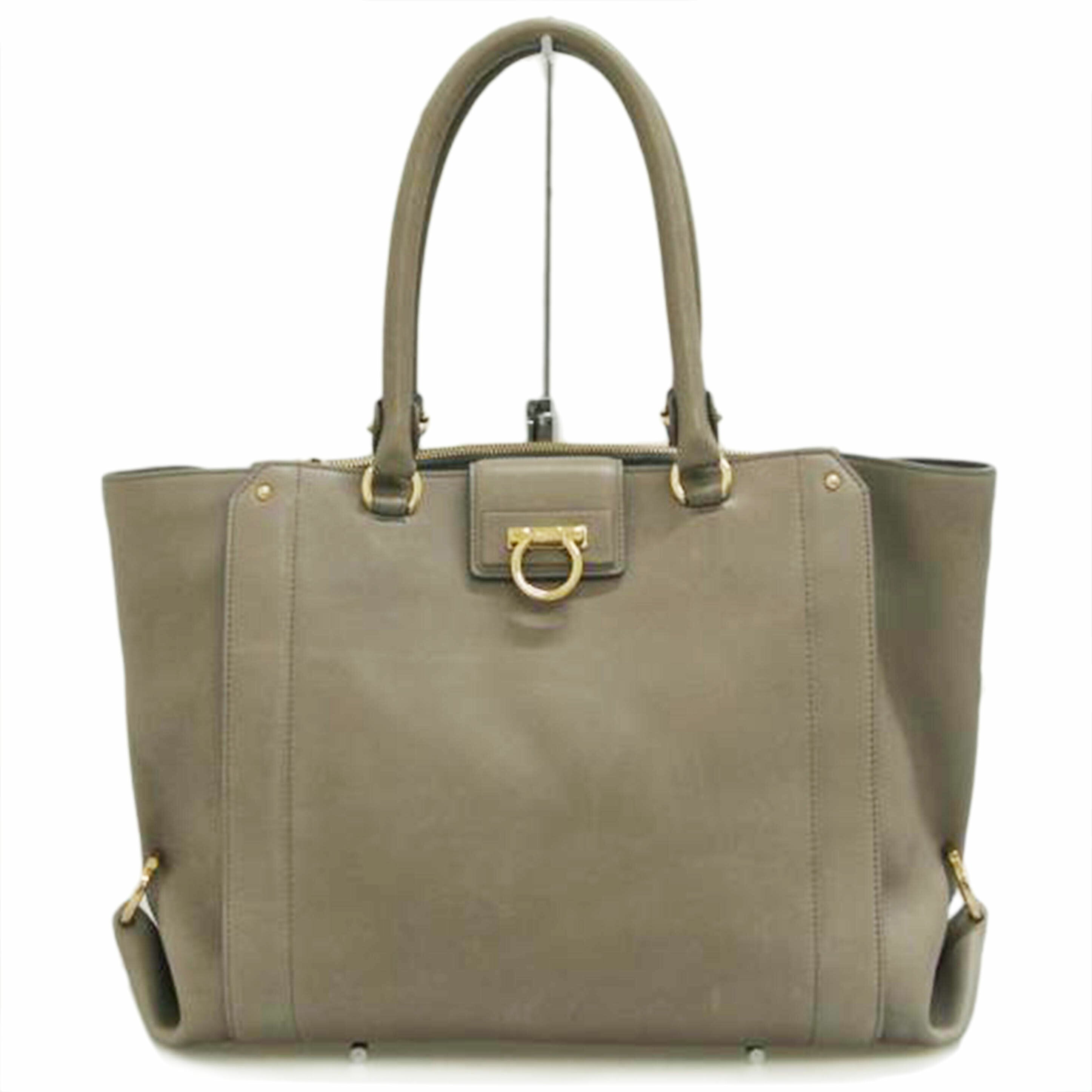 Ferragam フェラガモ/ガンチーニ レザーハンドバッグ/EZ-21//G187/ABランク/87