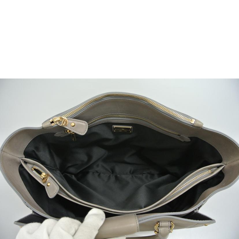 Ferragam フェラガモ/ガンチーニ レザーハンドバッグ/EZ-21//G187/ABランク/87