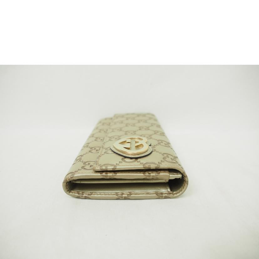 GUCCI/ラブリーハート/グッチシマ/2つ折り長財布/251861//0956/Bランク/78
