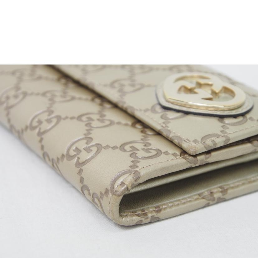 GUCCI/ラブリーハート/グッチシマ/2つ折り長財布/251861//0956/Bランク/78