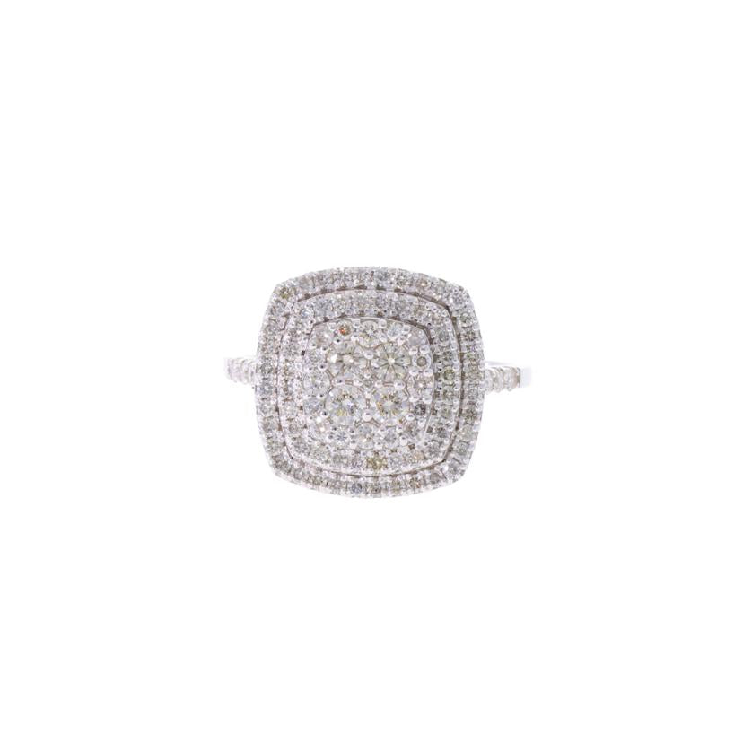 /◎K18WGダイヤリング1.00ct//Aランク/75