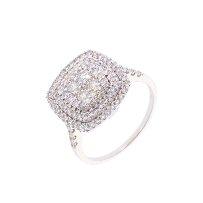 /◎K18WGダイヤリング1.00ct//Aランク/75