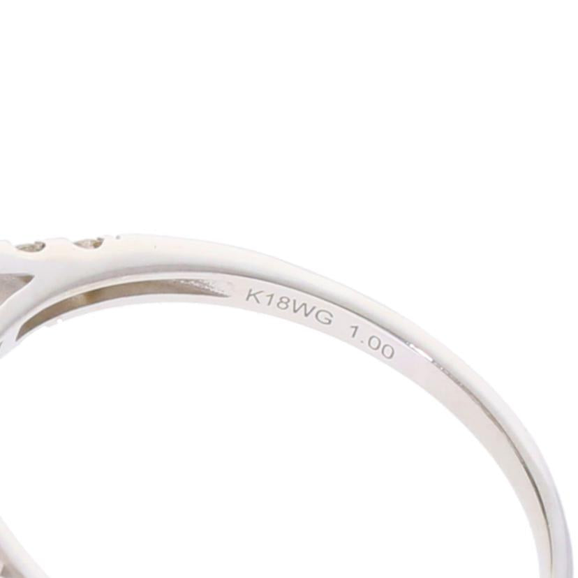/◎K18WGダイヤリング1.00ct//Aランク/75