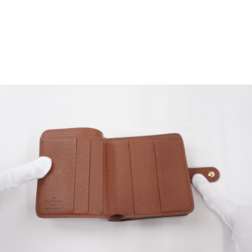 LV ルイヴィトン/コンパクトジップ/モノグラム/M61667//MI0044/Aランク/67