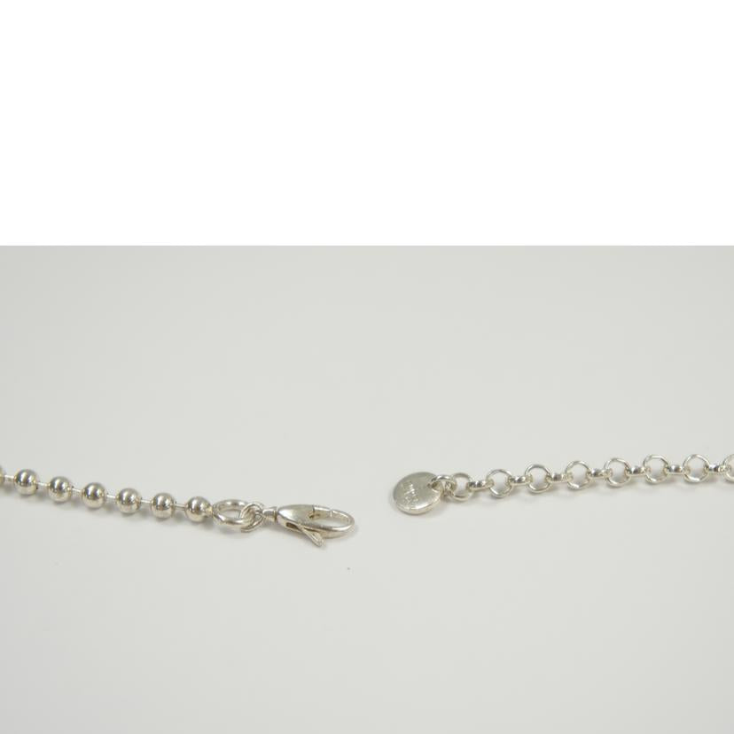 GUCCI グッチ/インターロッキングGボールチェーンネックレス/SV//Bランク/75