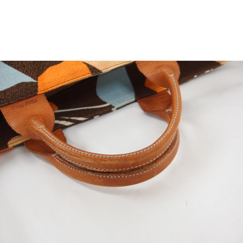 miu miu ミュウミュウ/キャンバス/ビックトートバッグ//43/ABランク/04