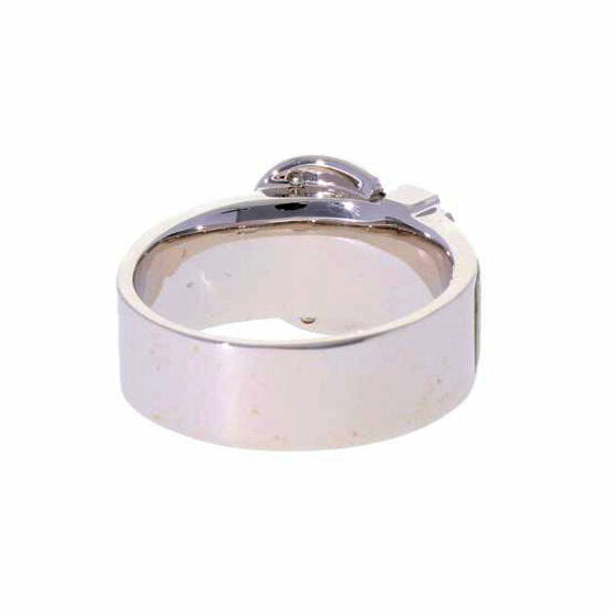 /K18WGマザーオブパールF0.07リング//Aランク/75