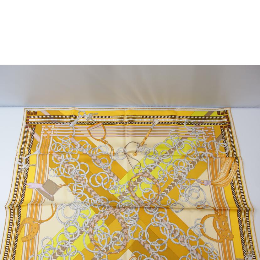 HERMES エルメス/カレ90/馬勒とチャーム//SAランク/83