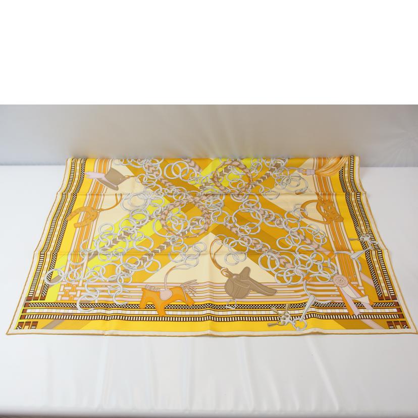 HERMES エルメス/カレ90/馬勒とチャーム//SAランク/83