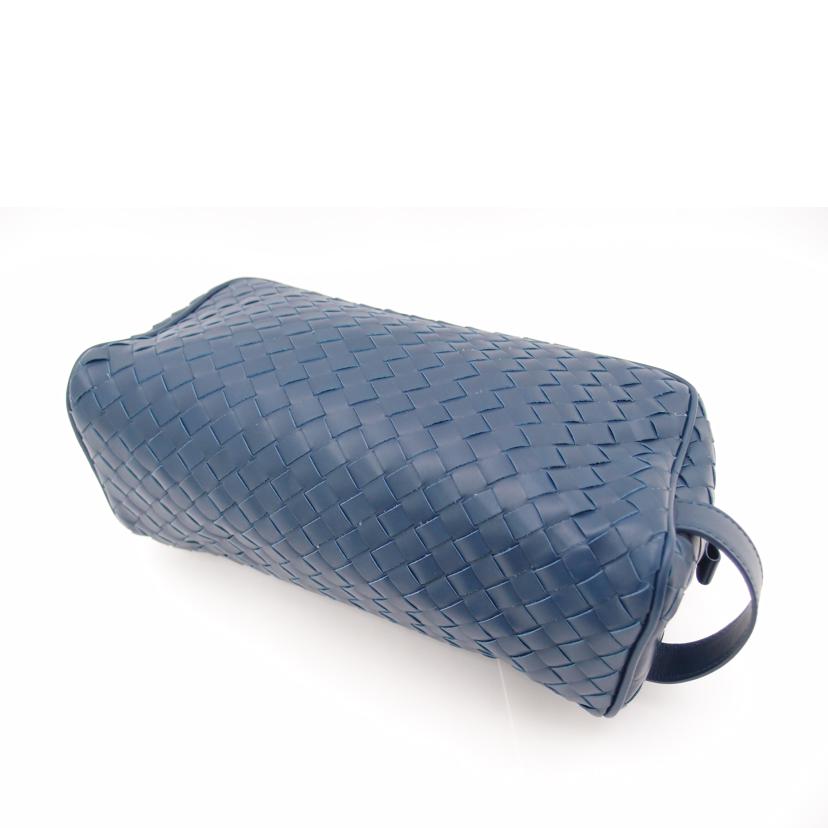 BOTTEGA VENETA ボッテガ・ヴェネタ 青 ポーチ メンズ/イントレチャートセカンドバック/ブルー//Aランク/69
