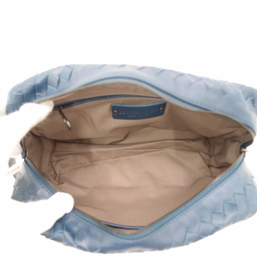 BOTTEGA VENETA ボッテガ・ヴェネタ 青 ポーチ メンズ/イントレチャートセカンドバック/ブルー//Aランク/69