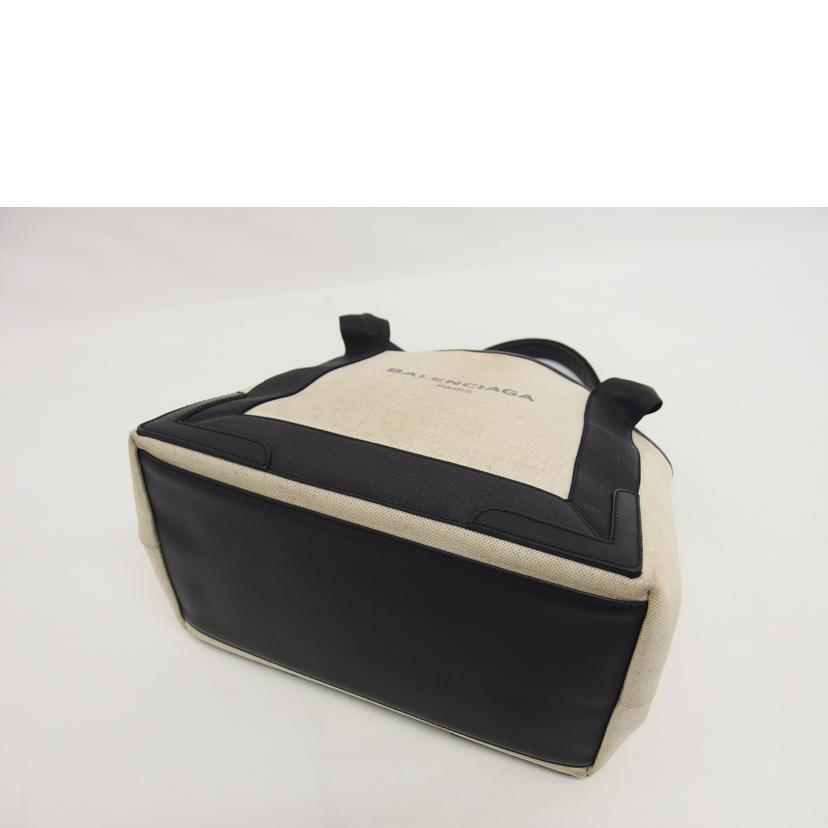 BALENCIAGA バレンシアガ/ネイビーカバスS/トートバッグコーティングキャンバス/339933//002123/Bランク/04