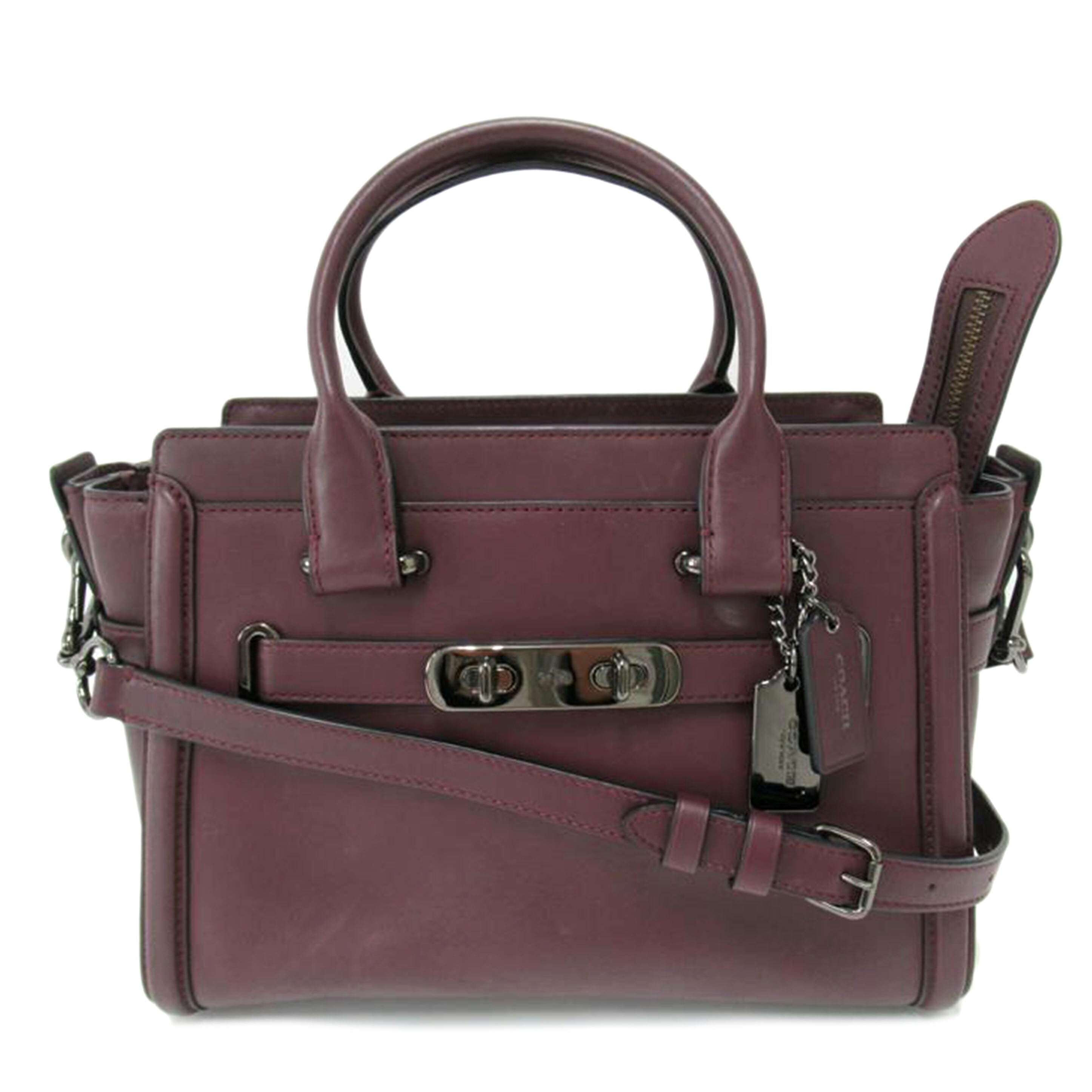 COACH/2wayバック/レザー/55496//G1680/ABランク/63